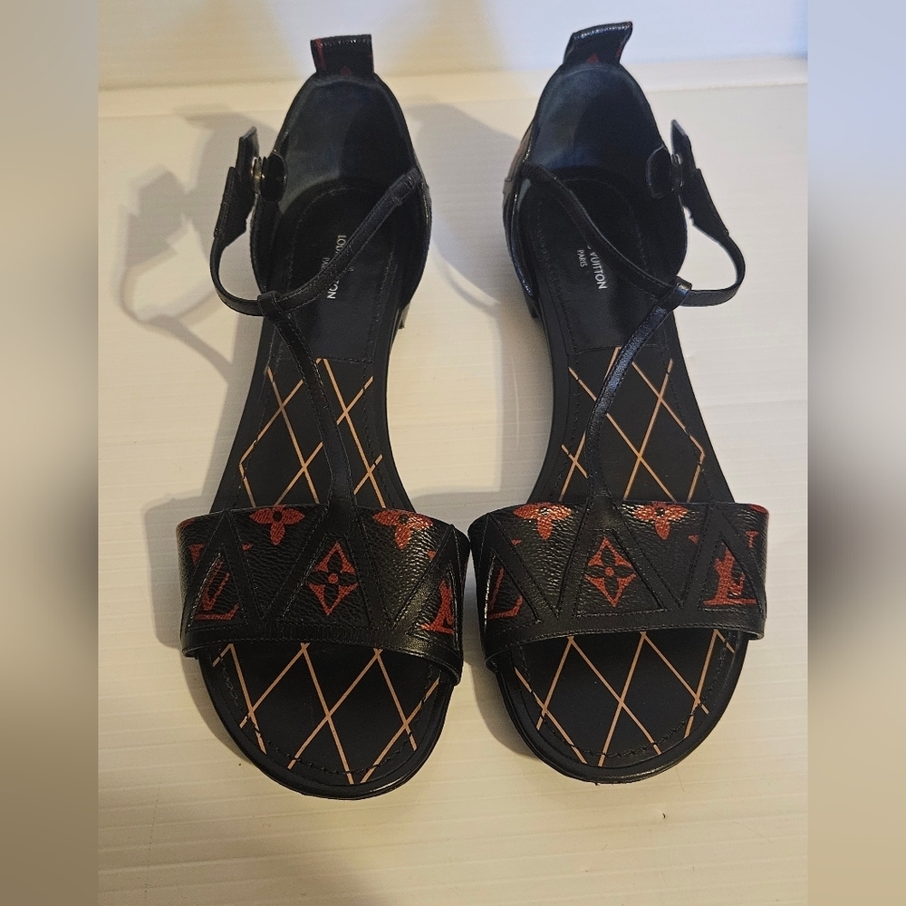 Louis Vuitton Monogram REVIVAL Sandals Shoes EURO 39 - Picture 11 of 16